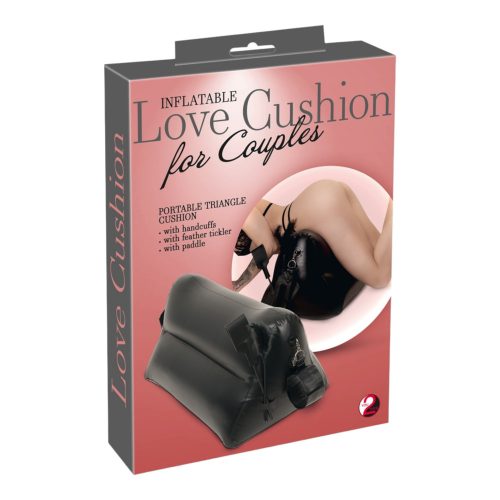 You2Toys Love Cushion - felfújható szexpárna szett (fekete)