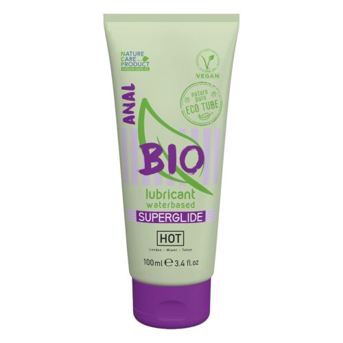 HOT BIO Superglide Anal - vegán vízbázisú anál síkosító (100ml)